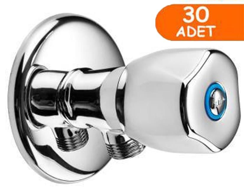 30 Adet ECA Pınar Rozetli Ara-Taharet Musluğu 102111104 (Toptan) Blister Ambalajlı 