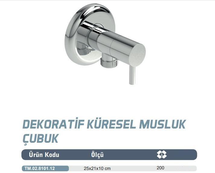 30 Adet MaxiFlow Çubuk Klozet Taharet (Ara) Musluğu Rozetli (Toptan) TM04810312