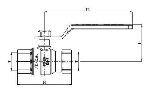 50 Adet ECA 3/4 Endüstriyel Tip Küresel Valfi / Vana 602122188
