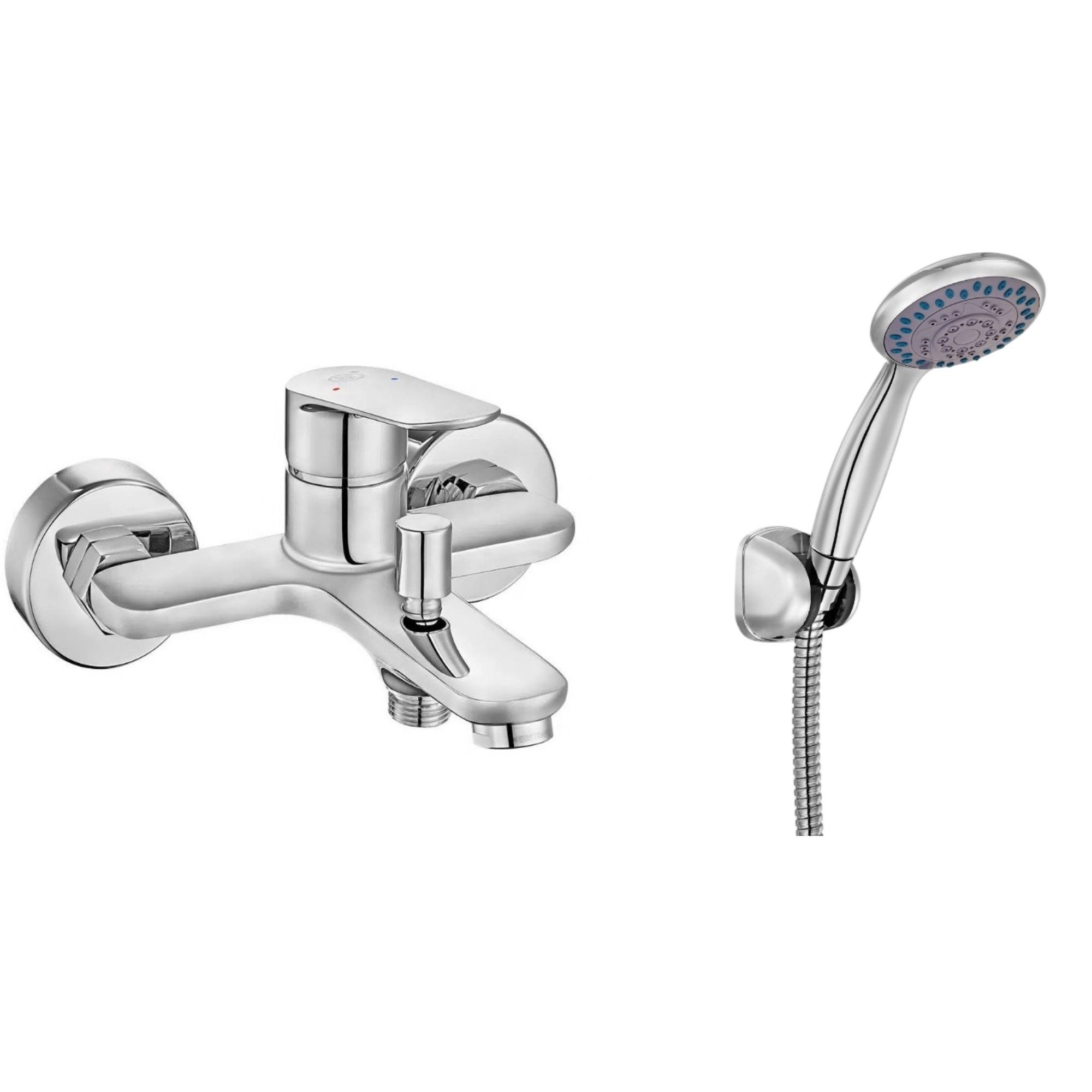 AR Fast Banyo Bataryası 102102529 + AR Dore Mafsallı Duş Seti Banyo Üst Takımı Dört Fonksiyonlu 102117358