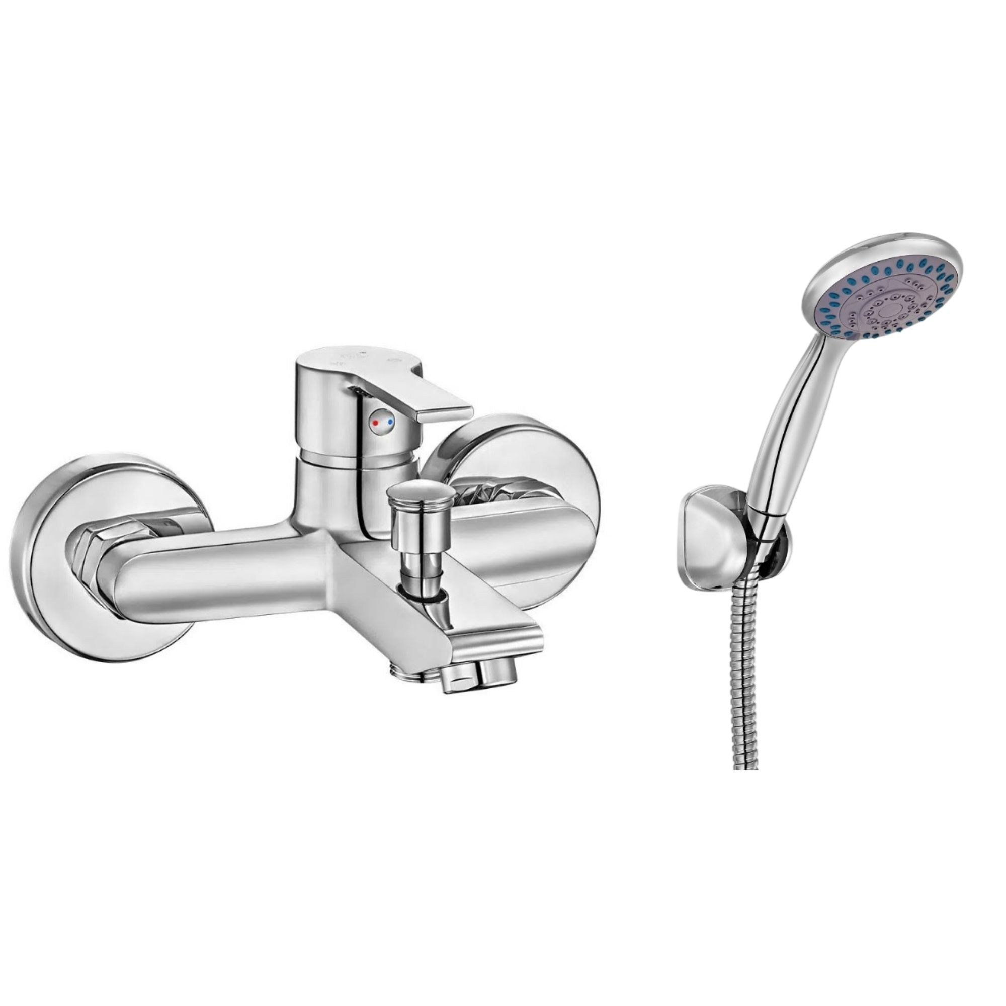 AR Lite Banyo Bataryası 102102531 + AR Dore Mafsallı Duş Seti Banyo Üst Takımı Dört Fonksiyonlu 102117358