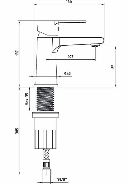 AR Lite Lavabo Bataryası 102188142