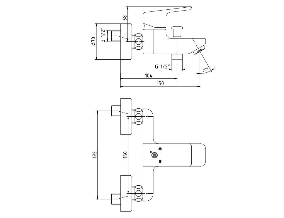 AR Lunetta Banyo Bataryası Mat Siyah Renkli 103502484
