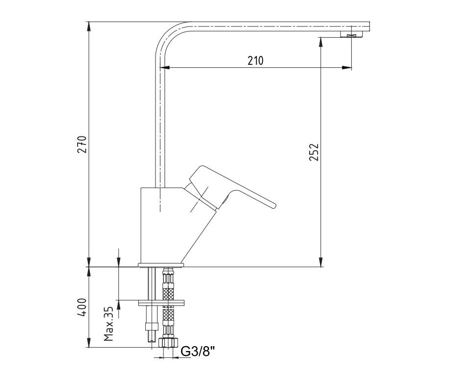 AR Lunetta Mutfak Eviye Bataryası Mat Siyah Renkli 103518117