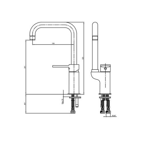 Ar Moni Mutfak Eviye Bataryası 102118010