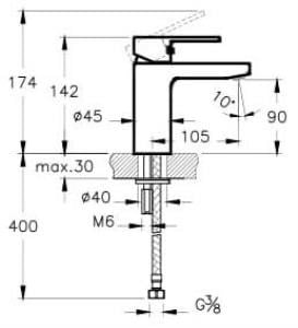 Artema Fold S Lavabo Bataryası A42532