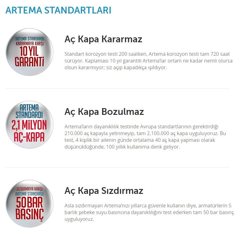 Artema Juno Rozetli Çamaşır Musluğu Aç Kapa A41552