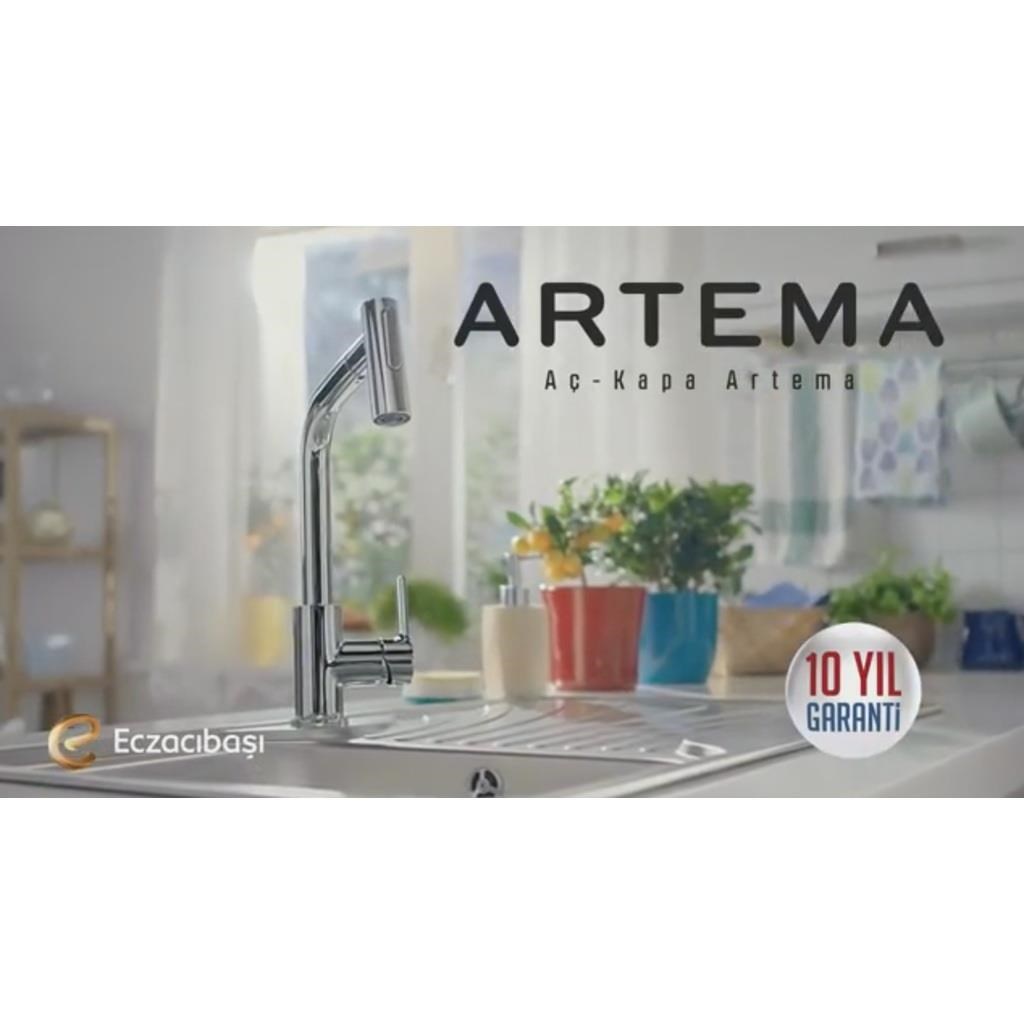 Artema Maestro Pull Out Spiralli Mutfak Eviye Bataryası A42146