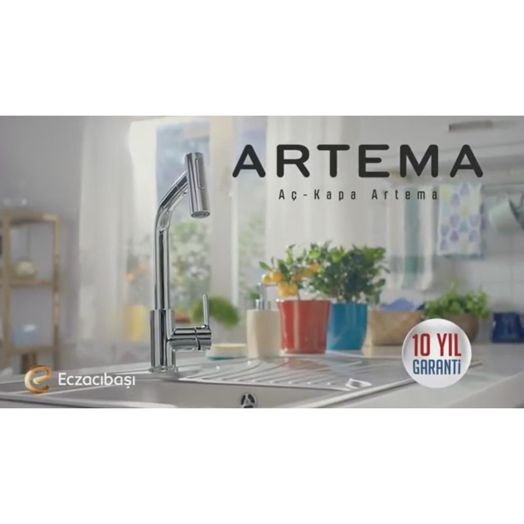 Artema Maestro Pull Out Spiralli Mutfak Eviye Bataryası A42146