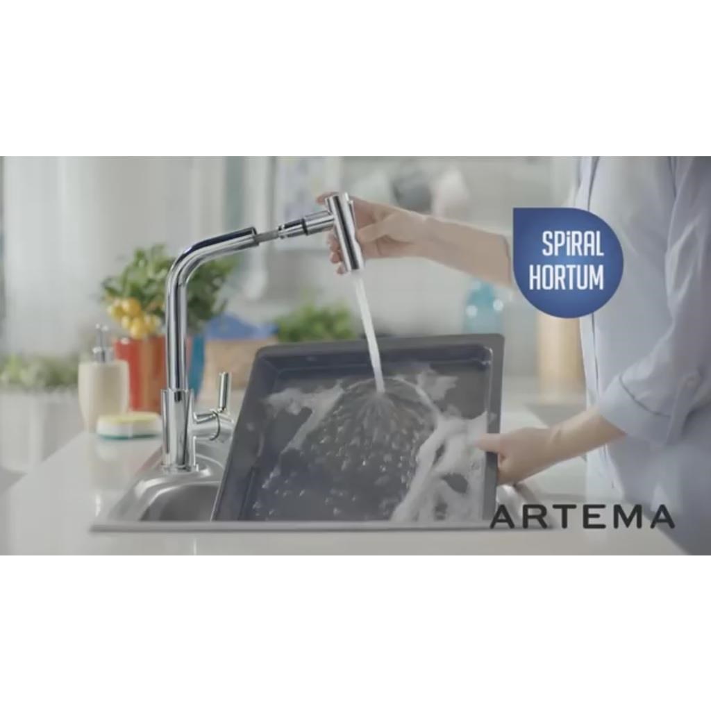 Artema Maestro Pull Out Spiralli Mutfak Eviye Bataryası A42146