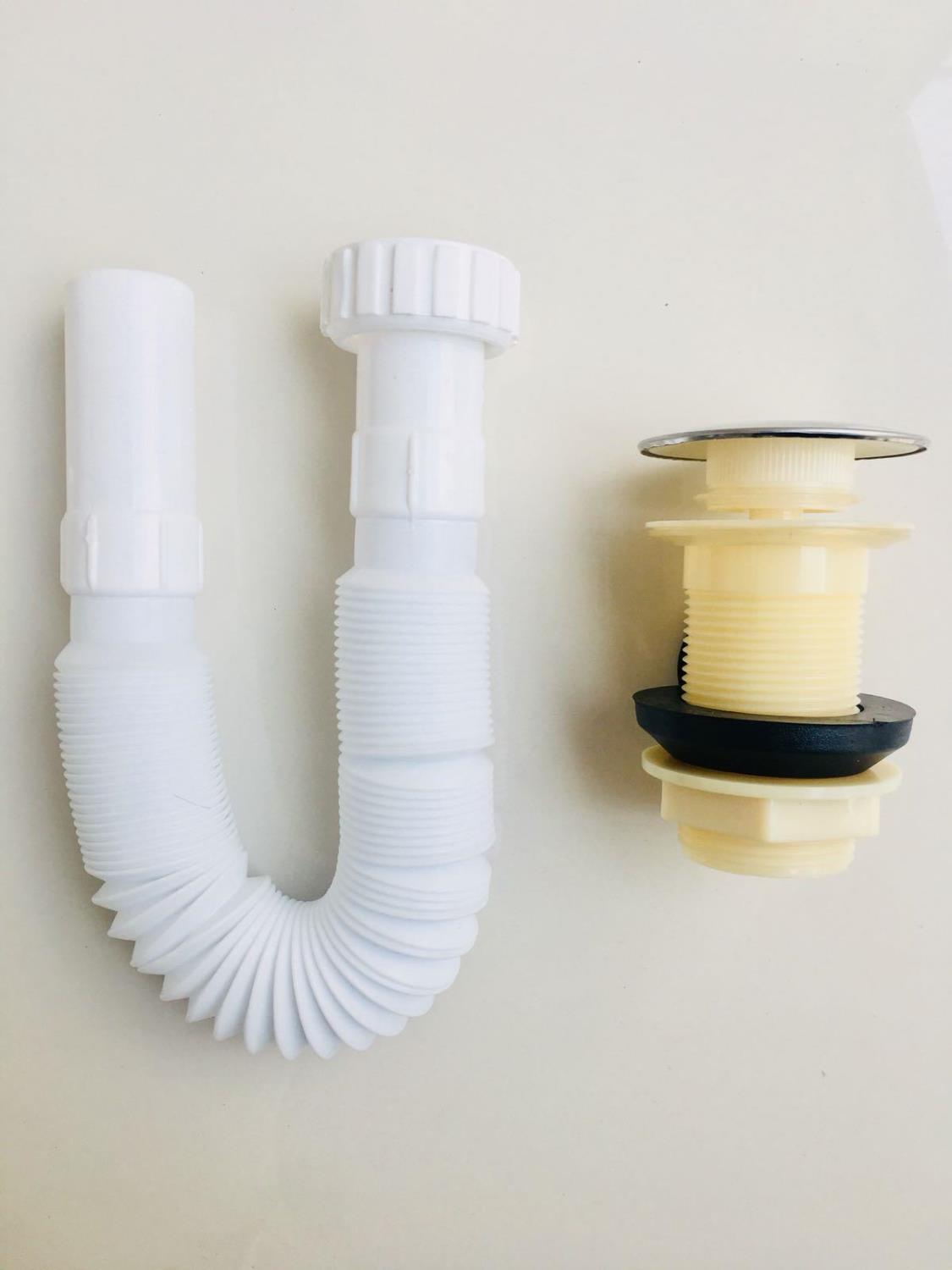 Bas Aç Pop up + Körüklü Lavabo Sifon Gideri