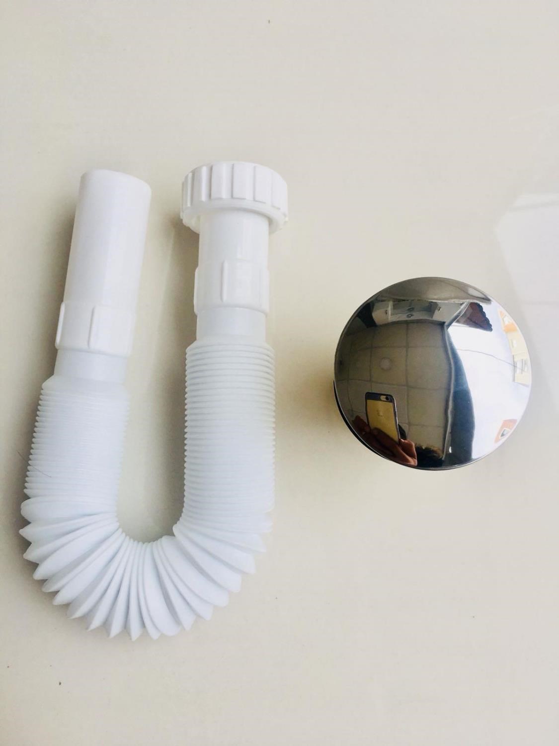 Bas Aç Pop up + Körüklü Lavabo Sifon Gideri