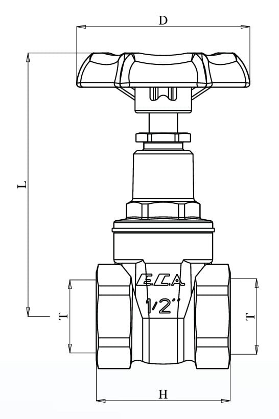 ECA 1 1/4 Şiber Valf 601003043