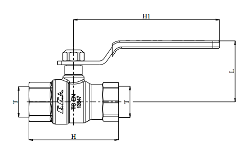 ECA 1 Endüstriyel Tip Küresel Valfi / Vana 602122189