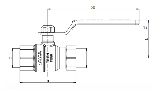 ECA 1 İçme Suyu Küresel  Valfi / Vana 602122170