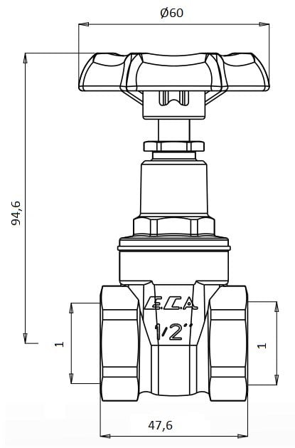ECA 1 Şiber Valf 601003003