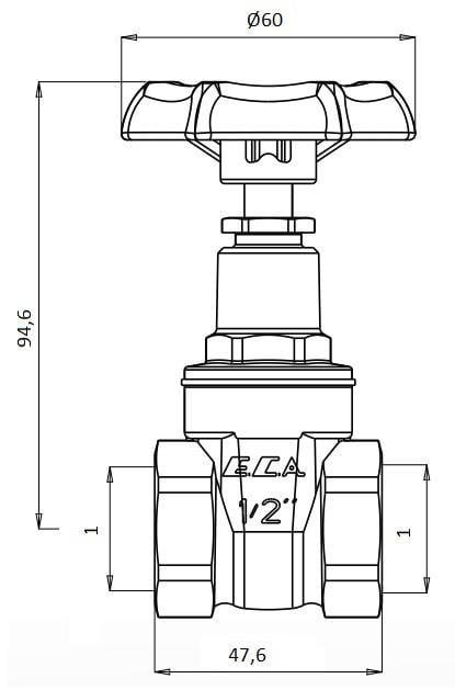 ECA 1 Şiber Valf 601003003