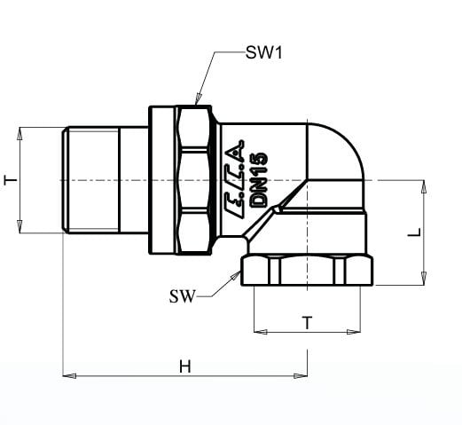 ECA 1/2 Köşe Rakor V.2 601002075