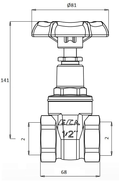 ECA 2 Şiber Valf 601003006