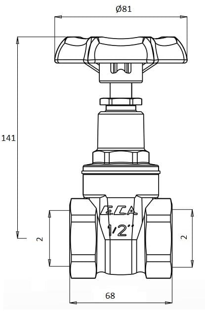 ECA 2 Şiber Valf 601003006