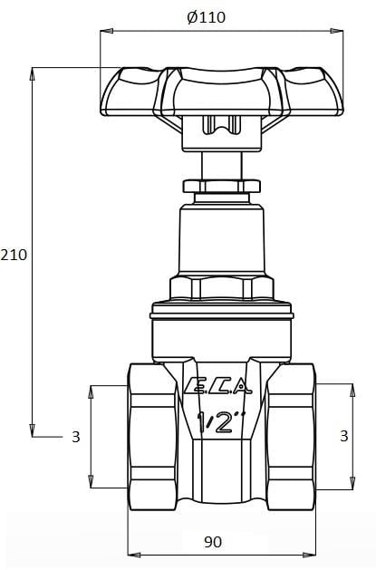 ECA 3 Şiber Valf 601003016