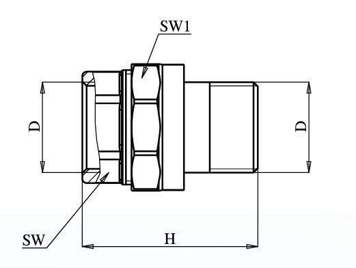 ECA 3/4 Düz Rakor V.2 601002072
