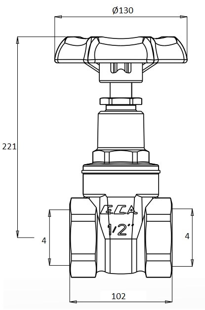 ECA 4 Şiber Valf 601003017