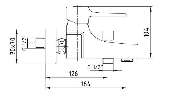 ECA Caro Banyo Bataryası+Tiera Kolonlu Tepe Duş Takım+3'lü Rafı (424+012+Metal Süngerlik) 3'lü Set 