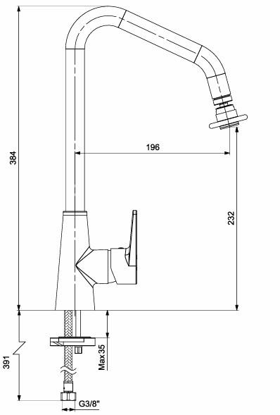 ECA Dalia Mafsallı Mutfak Eviye Bataryası 102118371