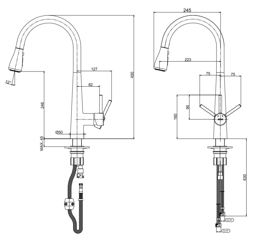 ECA Dalia Minimal Spiralli Eviye Bataryası 402118056