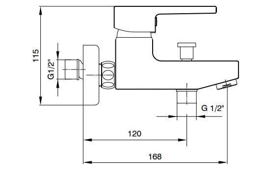 ECA Delta Banyo Bataryası + ECA Minimal Mafsallı Duş Seti Banyo Üst Takımı