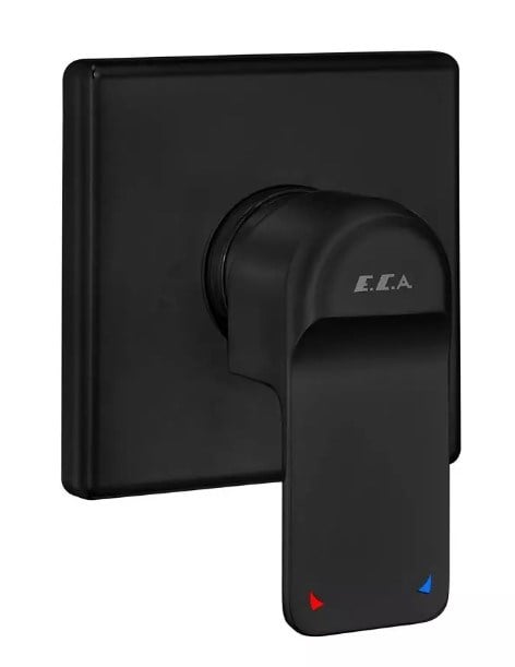 ECA Dream Ankastre Duş Bataryası Sıva Üstü Mat Siyah 102167124C1-K