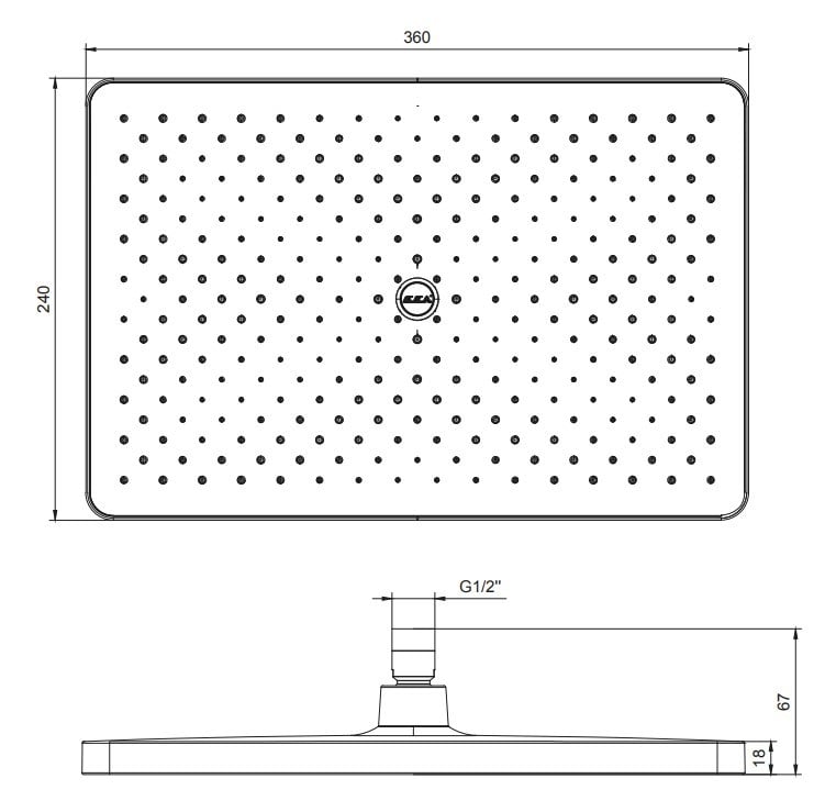 ECA Dream Ankastre Gömme Banyo Bataryası Duş Seti Tüm Parçalar Dahil 