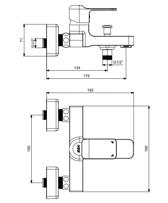 ECA Dream Banyo Bataryası Mat Siyah 102102534C1
