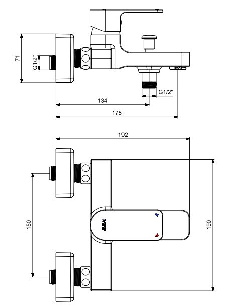 ECA Dream Banyo Bataryası Mat Siyah 102102533C1
