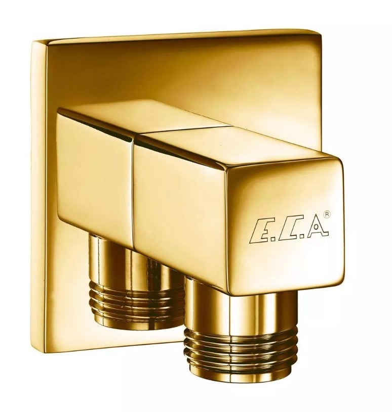 ECA Elegant Ankastre Duş Çıkış Dirseği Altın Renkli 102126388A1