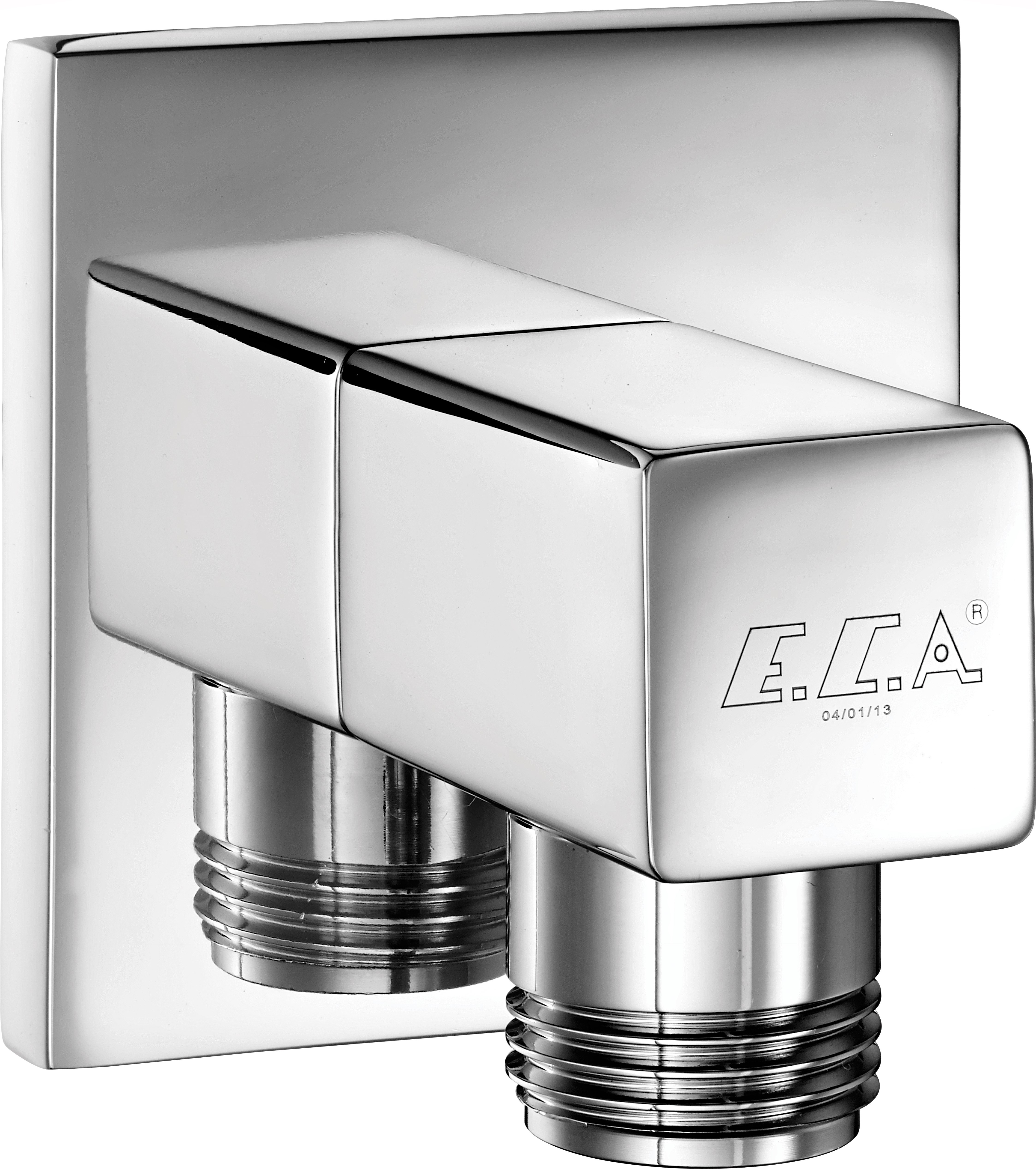 ECA İcon Ankastre Gömme Banyo Bataryası Duş Seti  Tüm Parçalar Dahil 30x30