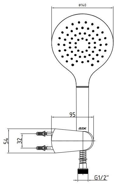 ECA İcon Banyo Bataryası 478H+Myra Mafsallı Banyo Üst Takım 343H  2'li Set