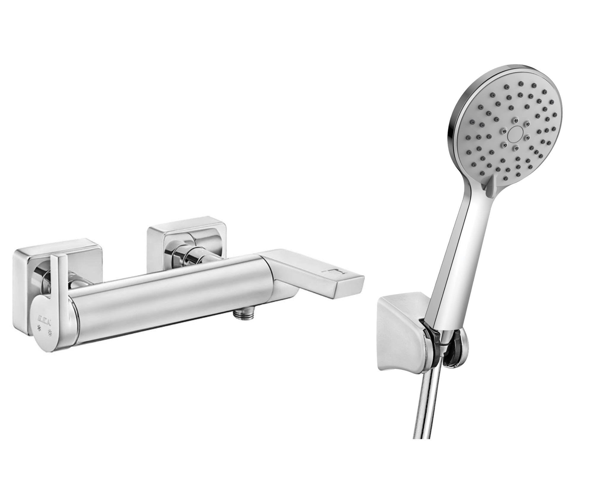 ECA İcon Banyo Bataryası + ECA Niobe Mafsallı Duş Seti Banyo Üst Takımı