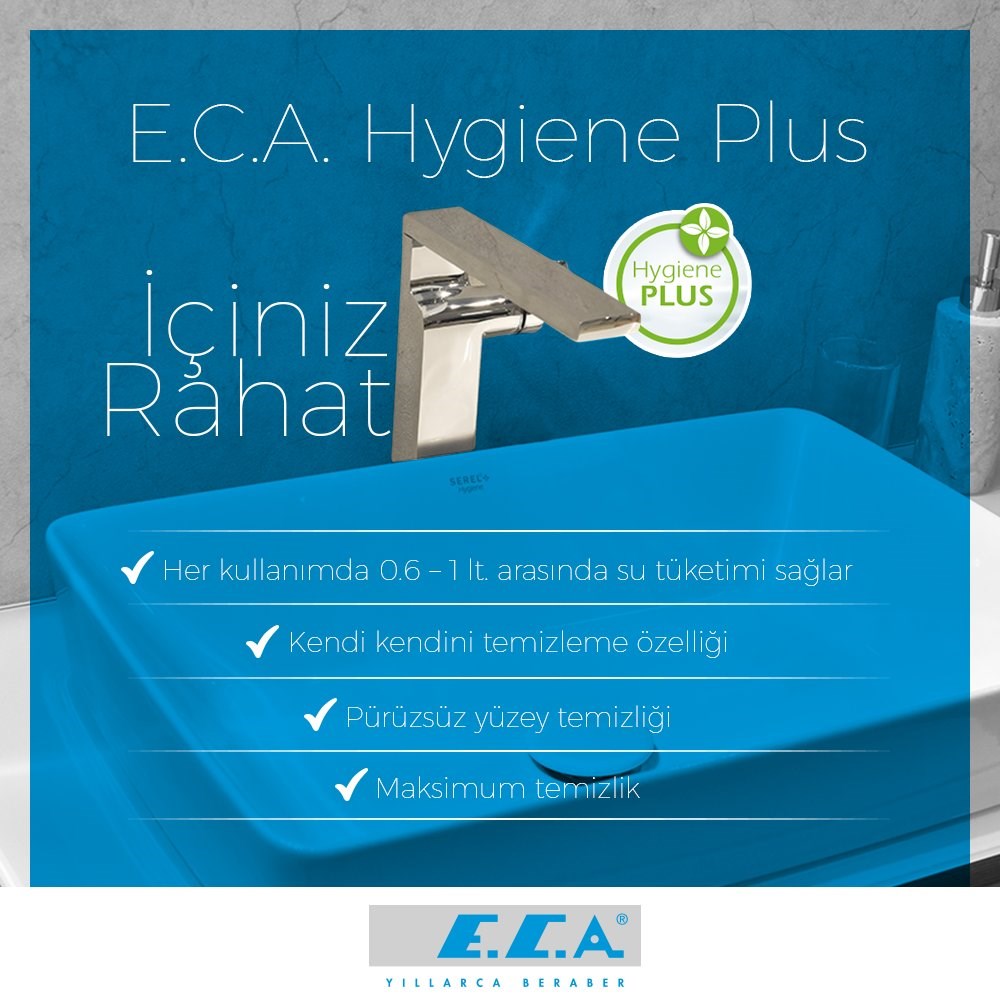 ECA İcon Banyo Bataryası+T-MAY Banyo Bostan Oval Tepe Duş Takımı Seti Paslanmaz Krom