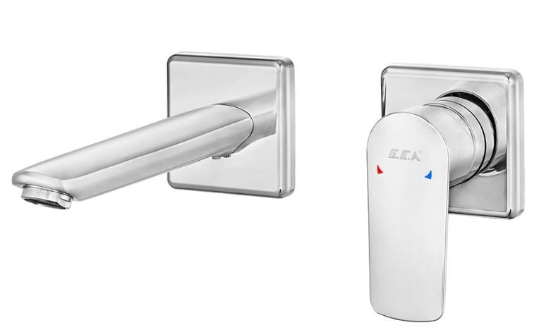 ECA Lia Ankastre Lavabo Bataryası Sıva Üstü Çift Rozet 102167620-KK