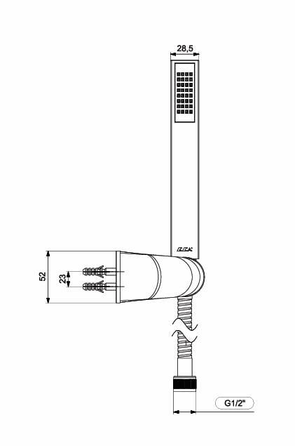 ECA Life Ankastre Gömme Banyo Bataryası Duş Seti Tüm Parçalar Dahil 