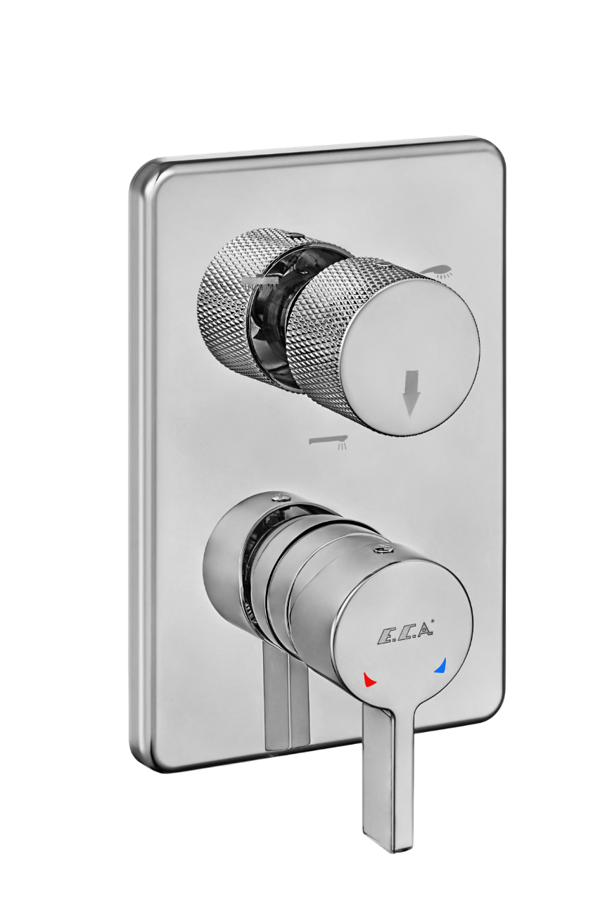 ECA Life Ankastre Gömme Banyo Bataryası Duş Seti Tüm Parçalar Dahil 