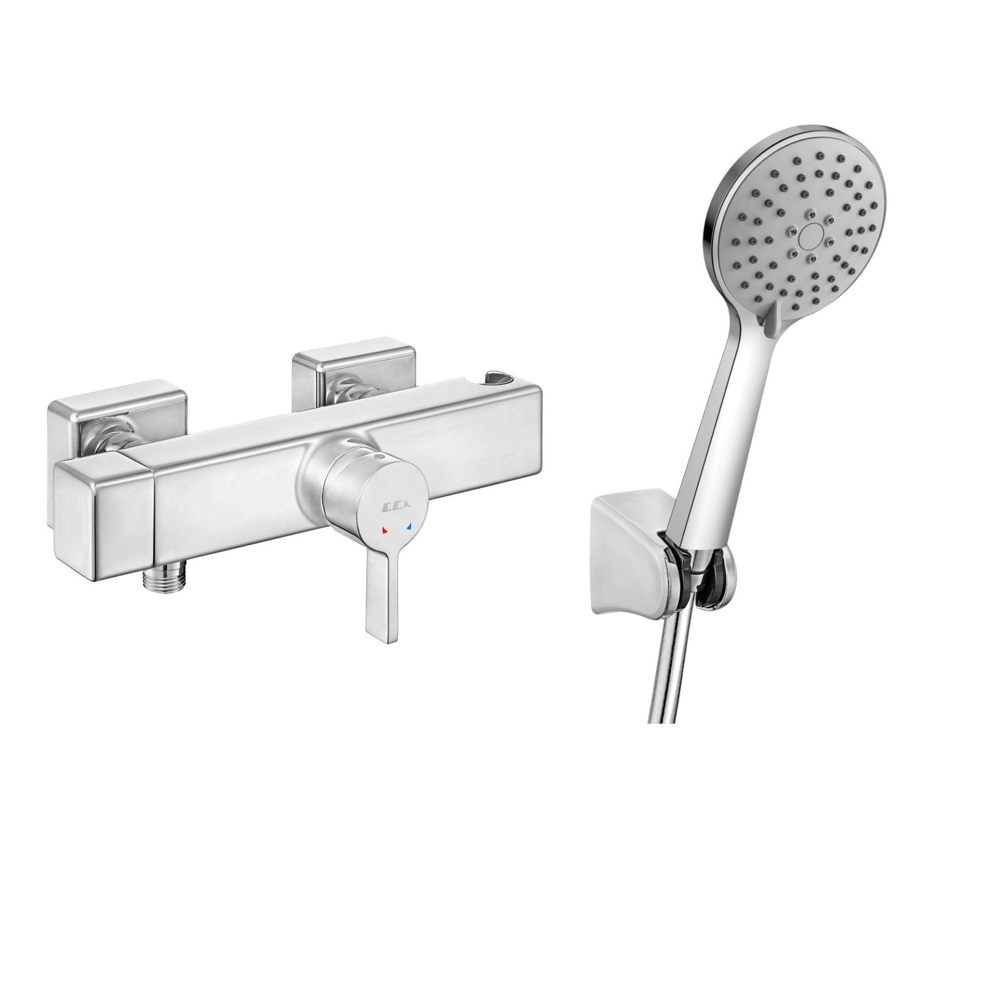 ECA Life Banyo Bataryası + ECA Niobe Mafsallı Duş Seti Banyo Üst Takımı