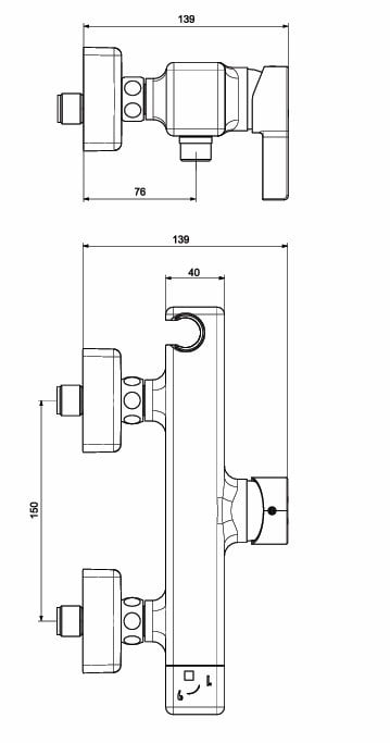 ECA Life Banyo Bataryası Mat Siyah Renkli 102102777C1