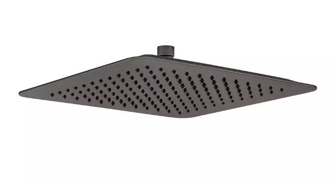 ECA Life Banyo Kare Duş Başlığı Mat Antrasit Renkli 25x25 102145778C5