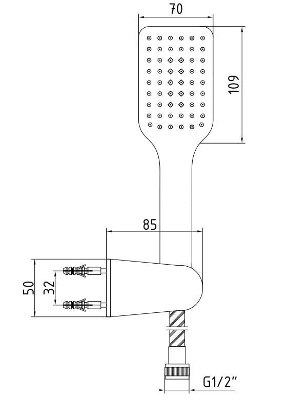 ECA Luna Ankastre 2 Yollu Gömme Banyo Bataryası Altın Renkli Duş Seti Tüm Parçalar Dahil Tavandan Yuvarlak Başlık