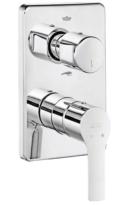 ECA Luna Ankastre Banyo Bataryası Sıva Üstü 2 Yollu 102167236-KDE