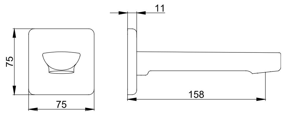 ECA Luna Ankastre Gömme Banyo Bataryası Altın Renkli Duş Seti Tüm Parçalar Dahil