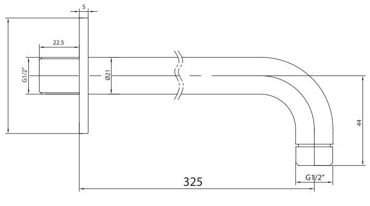 ECA Luna Ankastre Gömme Banyo Bataryası Altın Renkli Duş Seti Tüm Parçalar Dahil